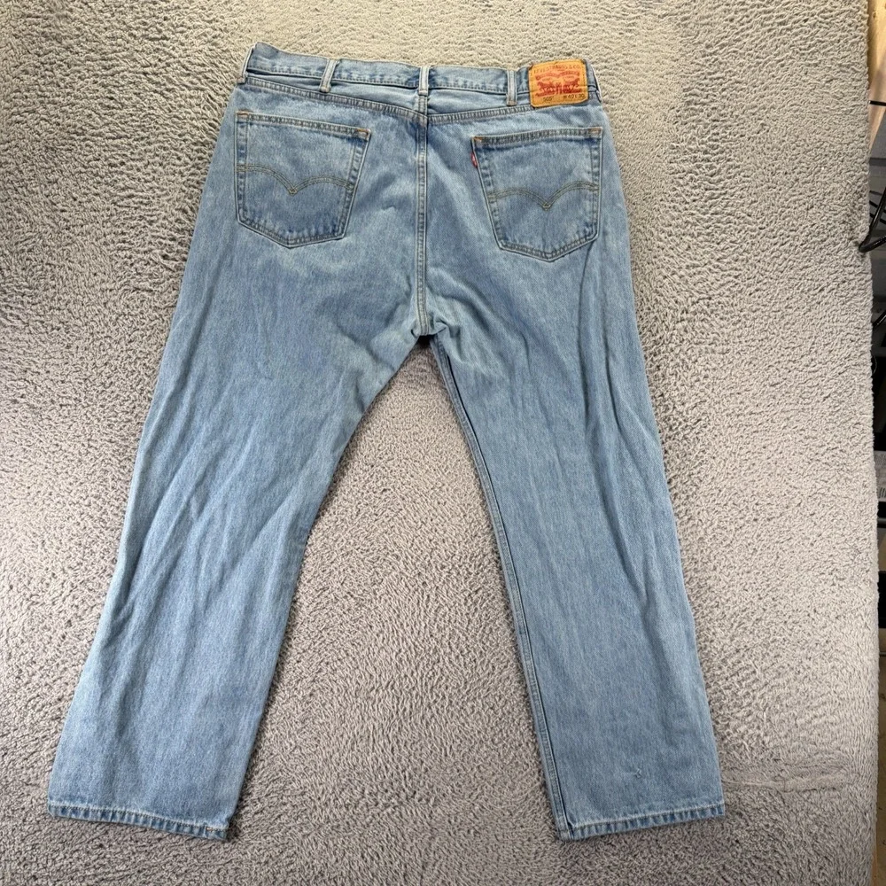 Levi's 505 Jeans Mens 40x30 Blue Cotton Denim Straight Streetwear Baggy Workwear